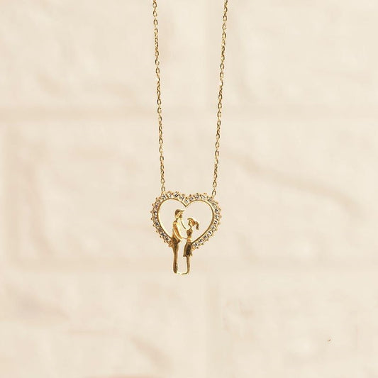 Jorrio handmade love anniversary sterling silver necklace
