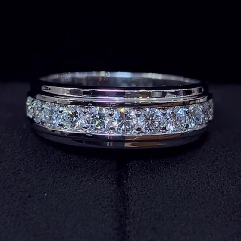 Jorrio handmade 1.03ct classic round cut ring