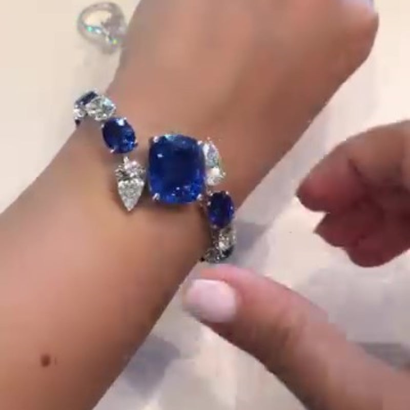 Jorrio handmade glamour geometry celestial sparkle bracelet