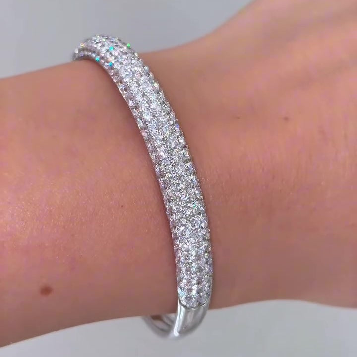 Jorrio gorgeous round cut tennis bracelet