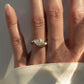 Jorrio handmade 1ct marquise cut gold sterling silver engagement ring