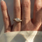 Jorrio handmade 1ct marquise cut gold sterling silver engagement ring
