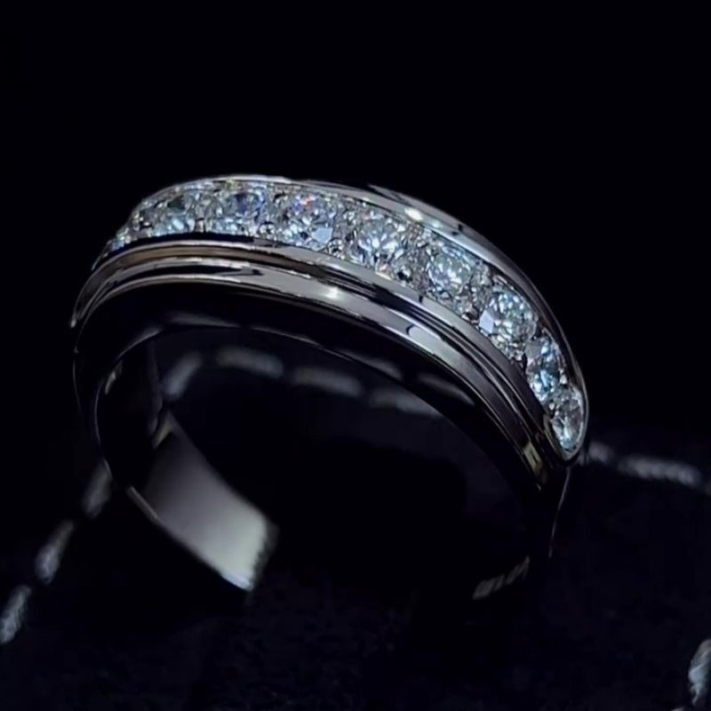 Jorrio handmade 1.03ct classic round cut ring