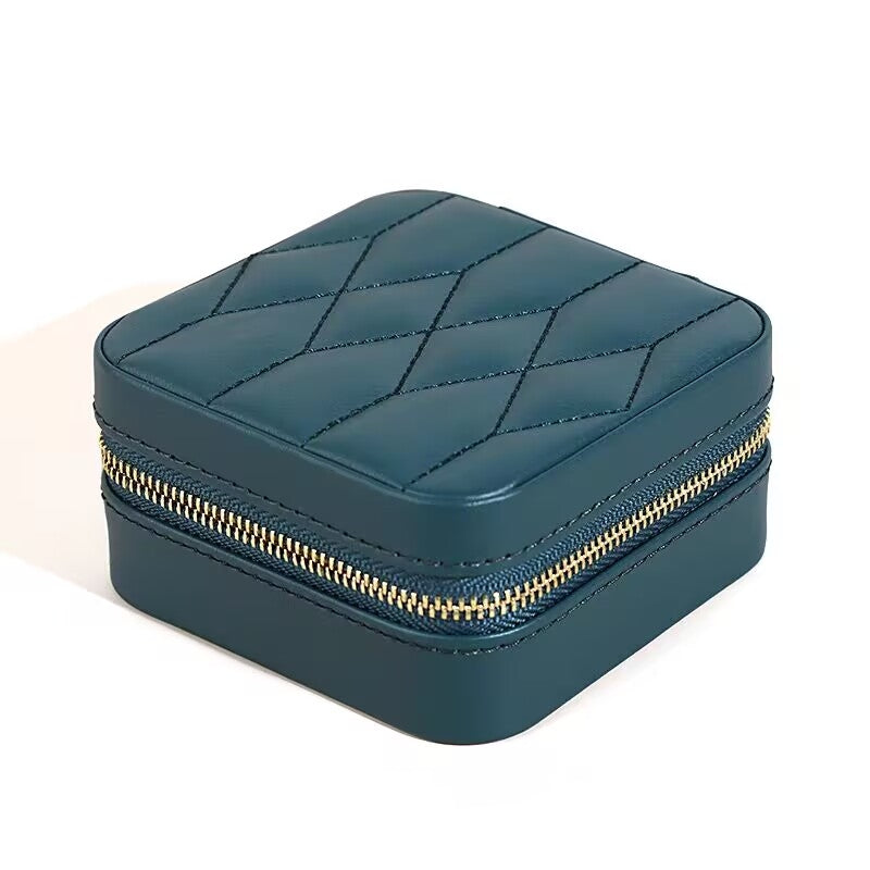Jorrio portable zipper cosmetic jewelry case