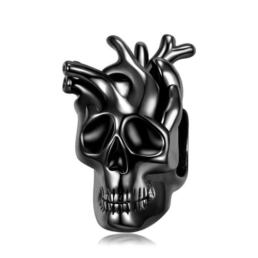 Jorrio Black Tree Skull Sterling Silver Charms