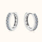Jorrio handmade luxury round cut Moissanite sterling silver earrings