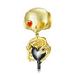 Jorrio Gold Skull Heart Sterling Silver Charms