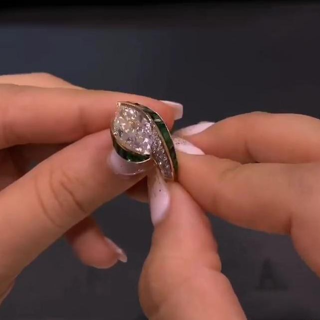 Jorrio handmade brilliant sterling silver engagement ring