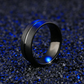 Jorrio Black Color Titanium Steel MEN'S Wedding Ring Men's Band