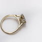 Jorrio 6.5ct asscher cut  vintage  sterling silver engagement ring