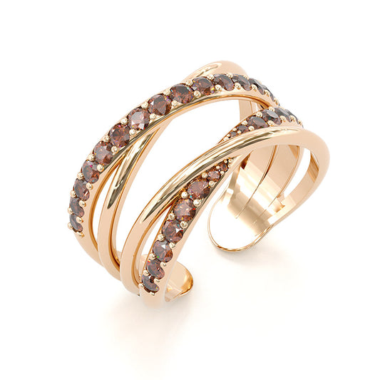 Jorrio handmade handmade round cut created diamond adjustable sterling silver wedding ring