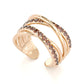 Jorrio handmade handmade round cut created diamond adjustable sterling silver wedding ring