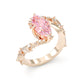 Jorrio chic 3ct marquise cut L-Rhodolite gemstone sterling silver ring