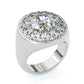 Jorrio handmade 3ct round cut vintage sterling silver engagement ring