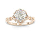 Jorrio hello kitty 2ct round cut sterling silver ring