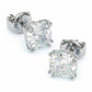 Jorrio handmade 4ct cushion cut moissanite vintage sterling silver earrings