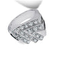 Jorrio handmade 1.47ct arrow elite bold geometric pavé men’s statement ring