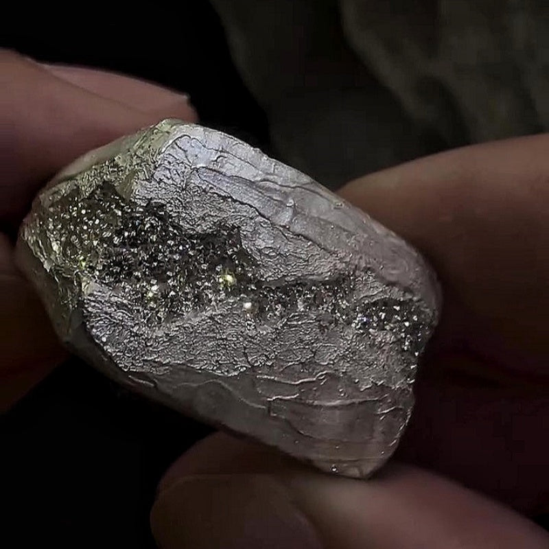 Jorrio handmade breaker slab matte finish men's ring