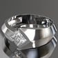Jorrio Handmade Princess-cut Architectural Statement Men's Ring