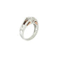 Jorrio Handmade 2.8CT Emerald Cut Moissanite Two-tone Men's Ring