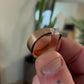 Jorrio handmade minimalist & modernist rose gold geometric solitaire men's ring