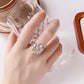 Jorrio handmade 10ct brilliant round cut moissanite solitaire sterling silver ring