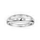 Jorrio handmade 0.11ct elegant and captivating star-adorned moissanite sterling silver ring