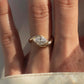 Jorrio handmade 1ct marquise cut gold sterling silver engagement ring