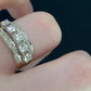 Jorrio handmade timeless sparkle round cut vintage-inspired men's ring