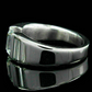Jorrio Handmade 2ct Emerald-cut Bezel-set Modern Men's Ring
