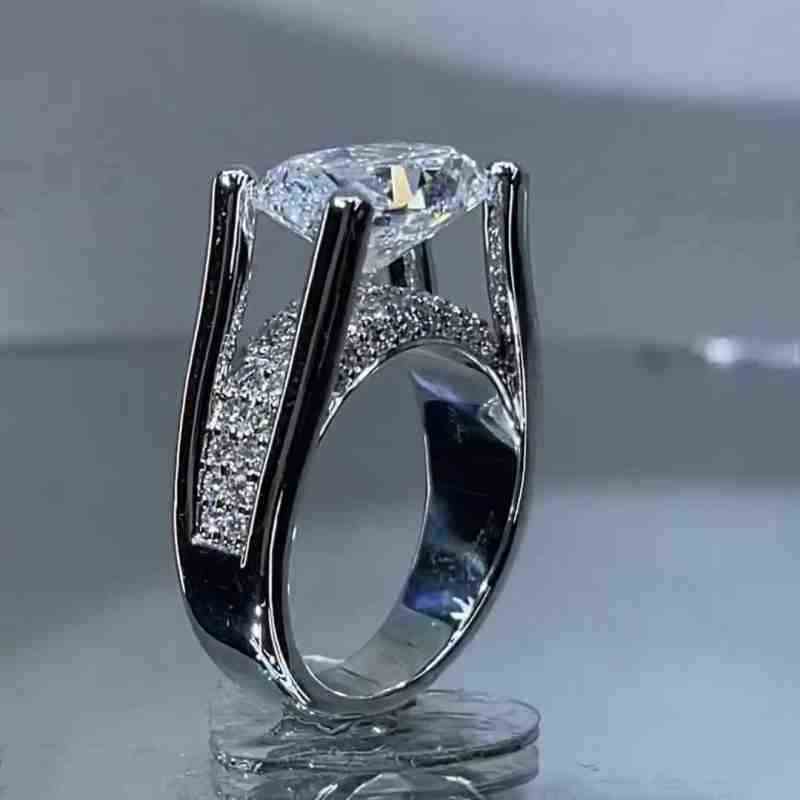 Jarrio Rings Jorrio handmade oval cut vintage sterling silver engagement ring ...