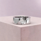 Jorrio Handmade 1CT Princess Cut Moissanite Geometric Wedding Men's Ring
