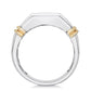 Jorrio handmade fashion round cut statement men’s ring