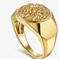 Jorrio handmade lion head high polished finish men’s ring