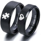 Jorrio classic fashion love puzzle wedding ring Anniversary Couple Rings Set