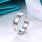 Jorrio Wide version fashion simple style Anniversary Couple Rings Set