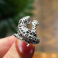 Jorrio Handmade Leopard  Wrap Statement Fashion Ring