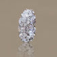 Jorrio handmade created diamond classic sterling silver eternity wedding band
