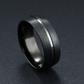 Jorrio Black Color Titanium Steel MEN'S Wedding Ring Men's Band