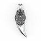 Jorrio Handmade Wolf Sterling Silver Necklace