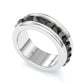 Jorrio classic sterling silver simple style wedding ring men's band