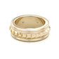 Jorrio classic gold plated sterling silver simple style wedding ring men's band