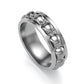 Jorrio handmade vintage skull sterling silver Halloween band