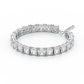 Jorrio handmade Asscher Cut Diamond Vintage Sterling Silver Bracelet