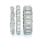 Jorrio handmade created diamond radiant cut halo wedding ring 3pcs bridal set