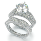 Jorrio handmade created diamond sweet kiss bridal set