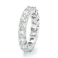 Jorrio handmade cushion cut wedding ring anniversary ring women's band
