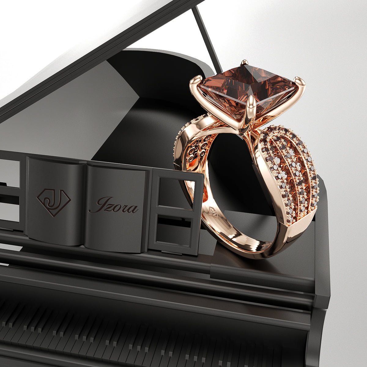 Jarrio Rings Jorrio princess cut sterling silver vintage engagement ring – Jorrio ...